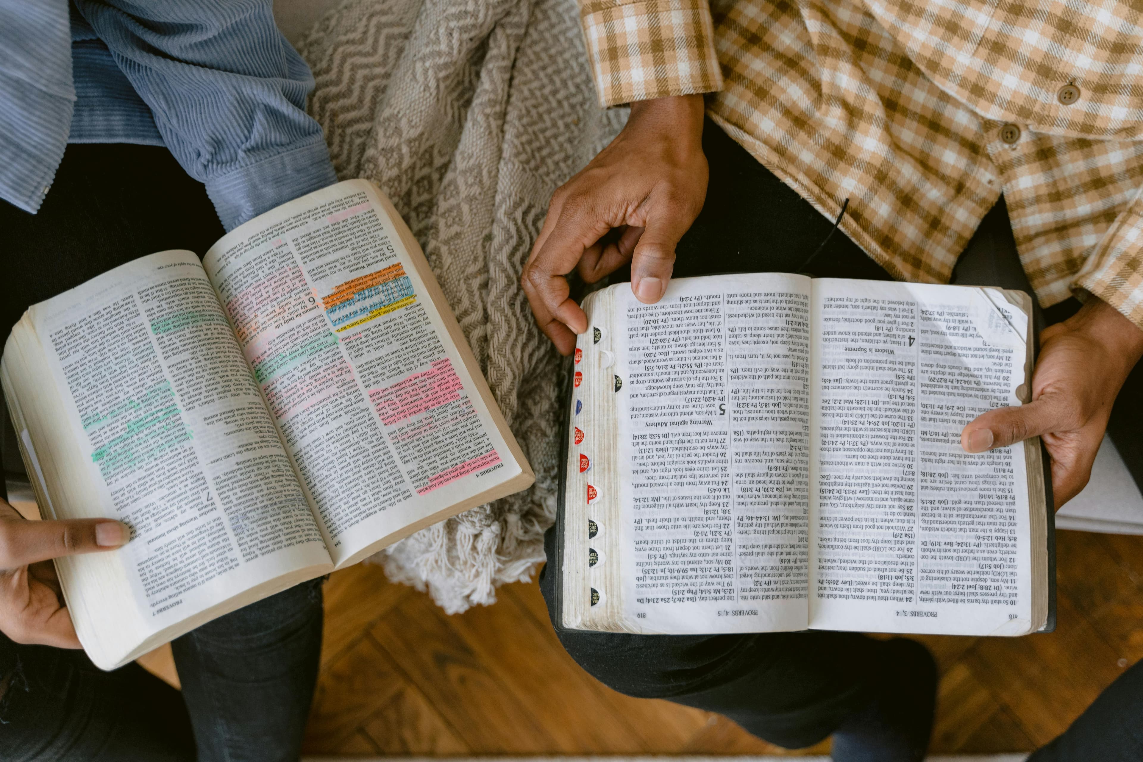 Quiet personal space for journaling and prayer